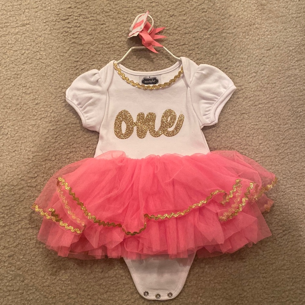 1st birthday Onesie with tutu